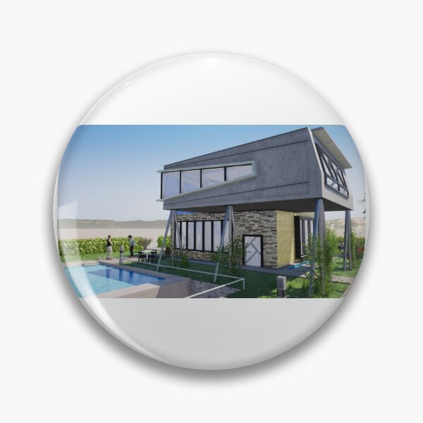 Item preview,  cute 3d villa ,sketchup ,Realistic Rendering,autumn, architecture ,  Beautiful ,  graphic design ,High Resolution Images , sustainable development  , gift idea for art lover designed and sold by MimiouchB.