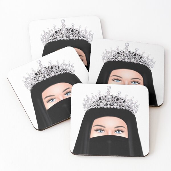 Item preview, Niqab beautiful eyes woman queen drawing designed and sold by Imanitasong.