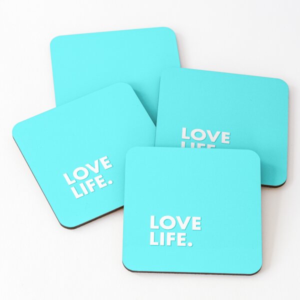 Item preview, LOVE LIFE in blue designed and sold by SquareClub.