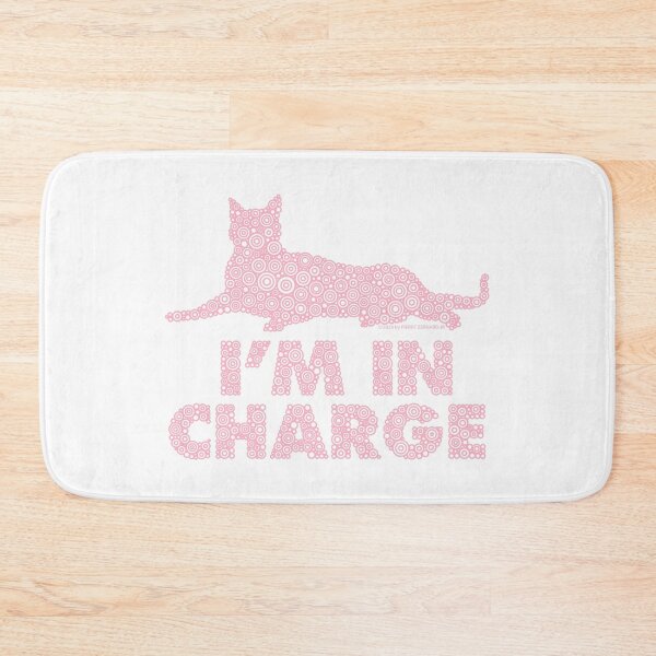 Item preview, I’m In Charge Cat Circle Design - Pink designed and sold by Pierre Bernard Jr.