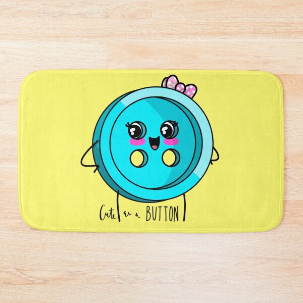 Item preview, Cute as a Button designed and sold by The Curly Redhead.