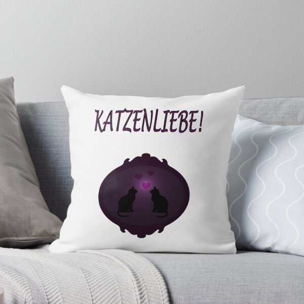 Item preview, Cat love hearts purple designed and sold by Moonyflower.