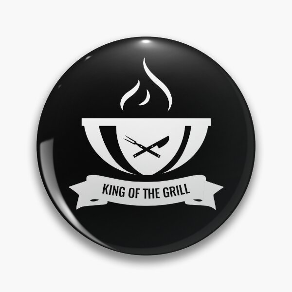 Item preview, KING OF THE GRILL (White) designed and sold by elmerdante.