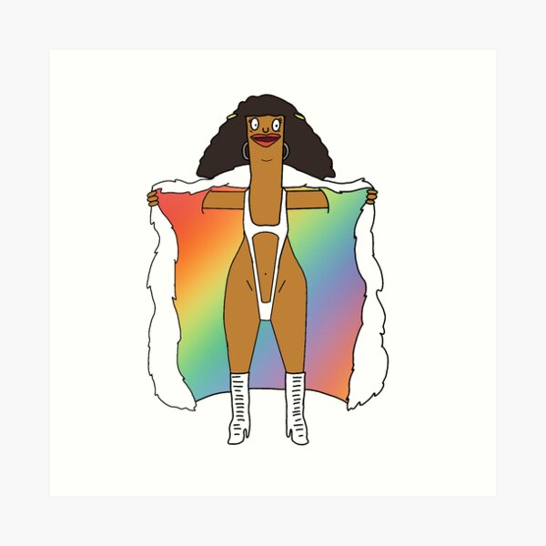 Marshmallow Bobs Burgers Art Prints Redbubble