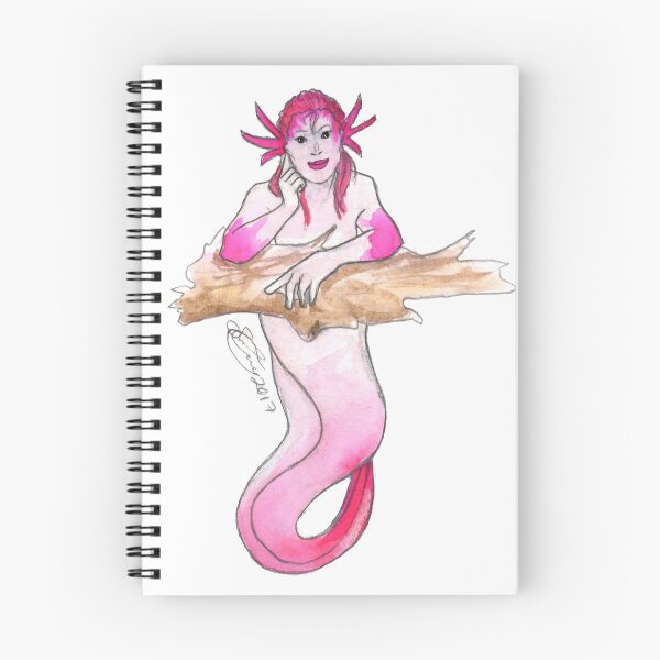 Item preview, Axolotl Ink Mermaid designed and sold by Merrydisposition.