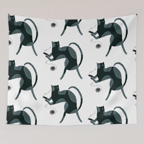 Item preview, Cute cat playing  designed and sold by zipo-art.