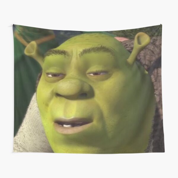 Shrek meme face - Shrek - Tapestry