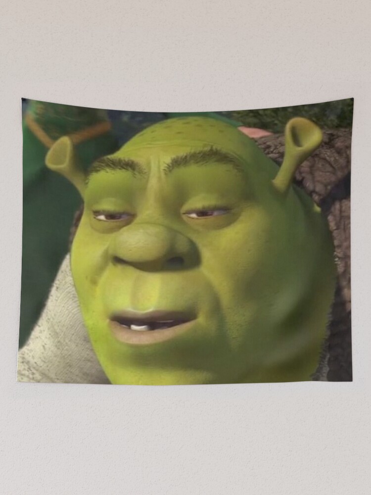 Shrek meme face - Shrek - Tapestry