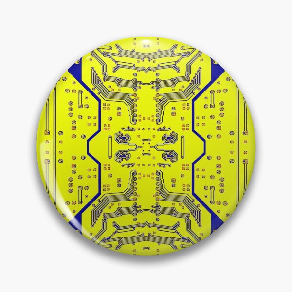 Item preview, Symmetrical yellow circuit board pattern. Abstract technology background. designed and sold by IaroslavB.