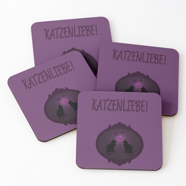 Item preview, Cat love purple designed and sold by Moonyflower.