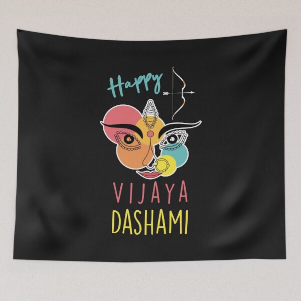 Artikelvorschau, Happy Vijaya Dashami entworfen und verkauft von ShirtStar0815.