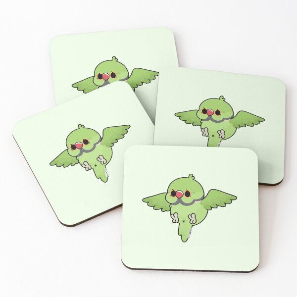 Item preview, Flying Indian Ringneck - Lime Green designed and sold by blirbos.