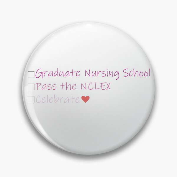 Item preview, Nursing School Check List in Pink designed and sold by ArtsyRabbit.