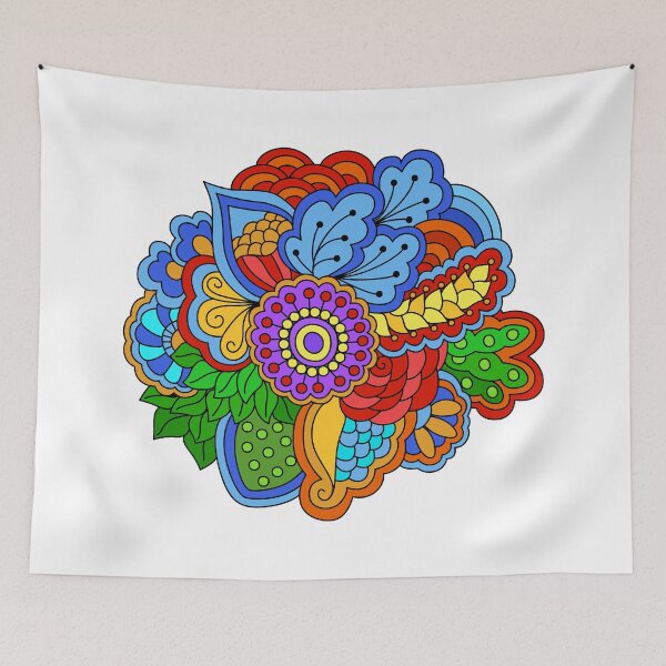 Item preview, Bunte Blumen designed and sold by Hangrid-Work.