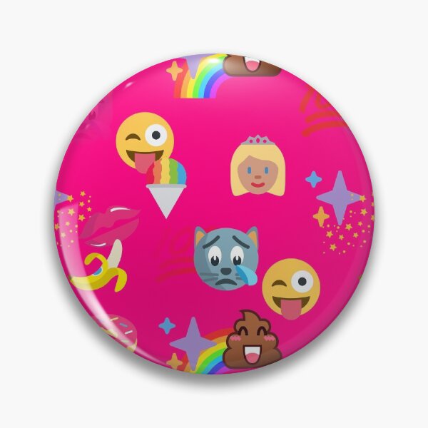 Item preview, hot pink emoji designed and sold by Gossip Rag.