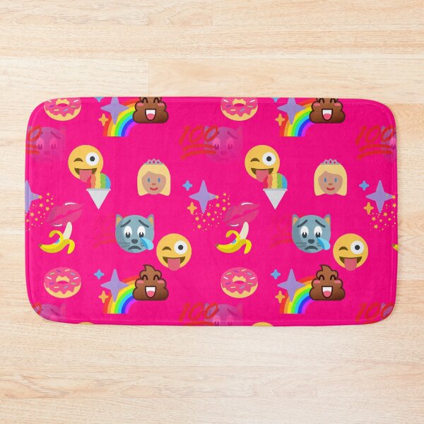 Item preview, hot pink emoji designed and sold by Gossip Rag.