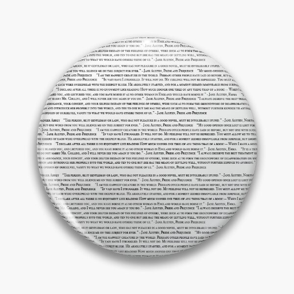 Artikelvorschau, Jane Austen zitiert Kleingedrucktes entworfen und verkauft von elbook.