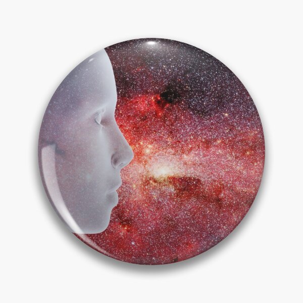 Item preview, beautiful alien in front of the Milky Way galaxy designed and sold by DottedYeti.