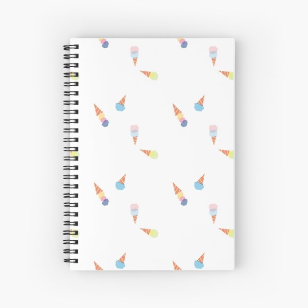 Ice cream party Spiral Notebook