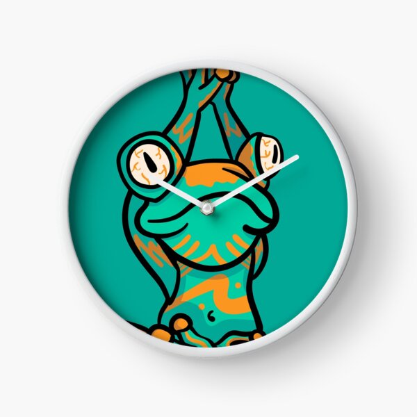 Crazy Frog Clocks Redbubble - crazy froggy man man roblox