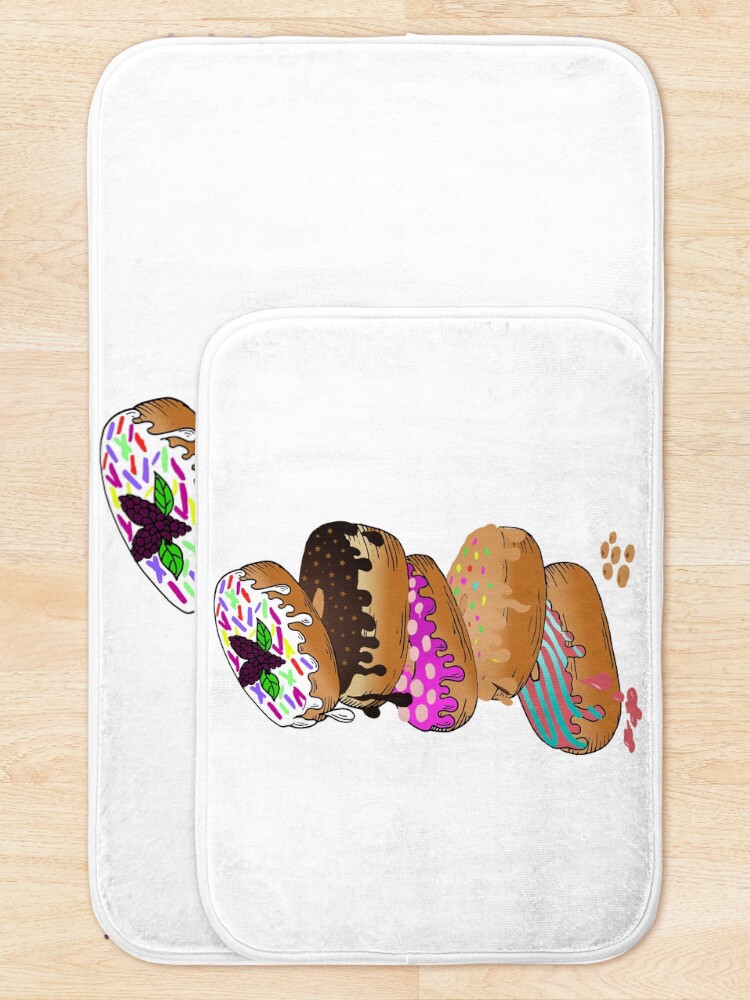 Thumbnail 5 of 6, Bath Mat, Donut Stack designed and sold by BatholomewMat.