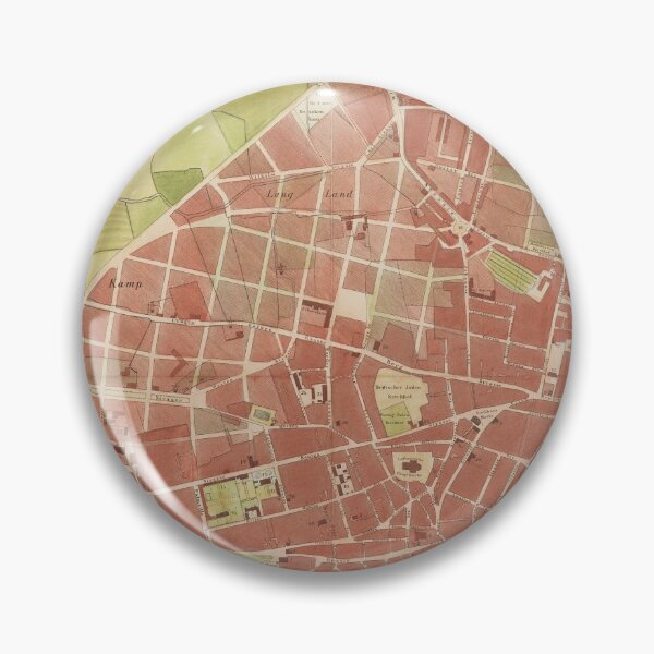 Item preview, Vintage Altona Hamburg Map (1848) designed and sold by BravuraMedia.