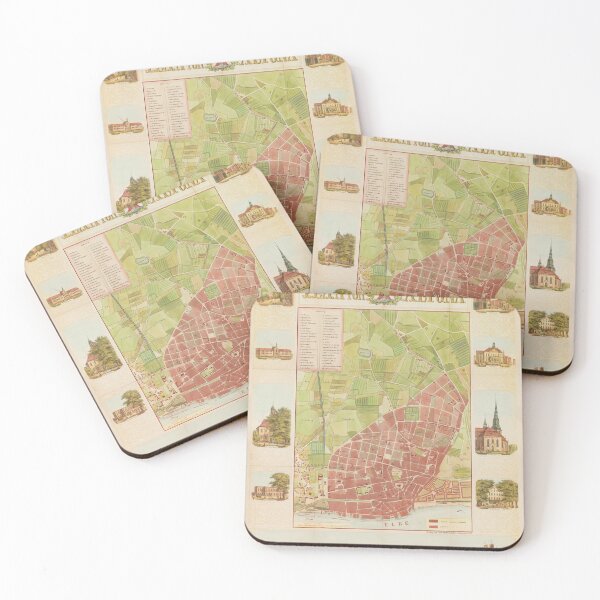 Item preview, Vintage Altona Hamburg Map (1848) designed and sold by BravuraMedia.