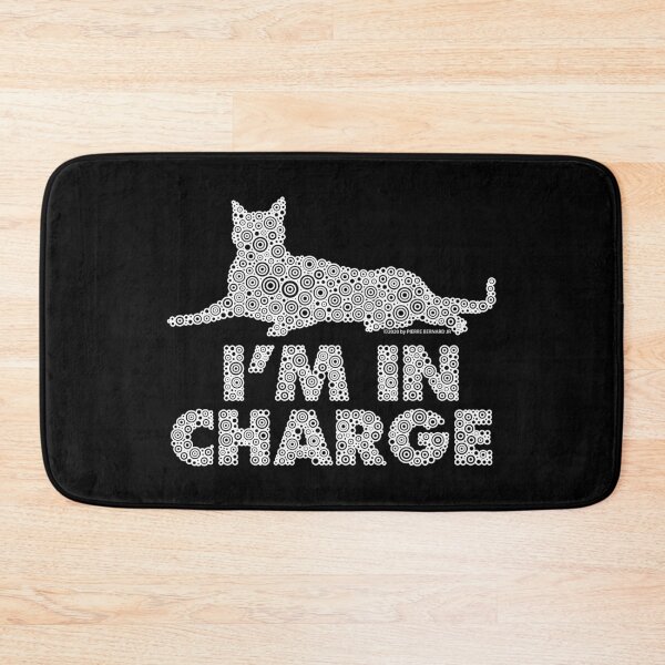 Item preview, I’m In Charge Cat Circle Design - White designed and sold by Pierre Bernard Jr.