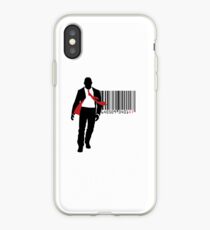 Agent 47 Barcode iPhone Case