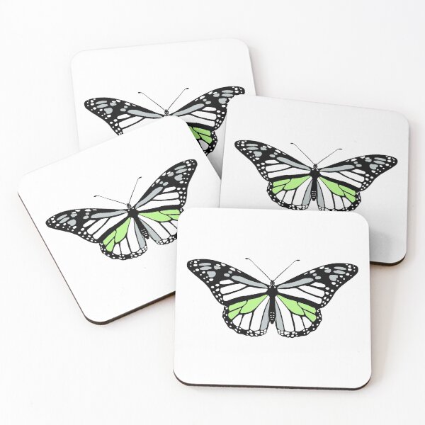 Item preview, Pride Butterfly - Agender (Alternate Version) designed and sold by Oceanplume.