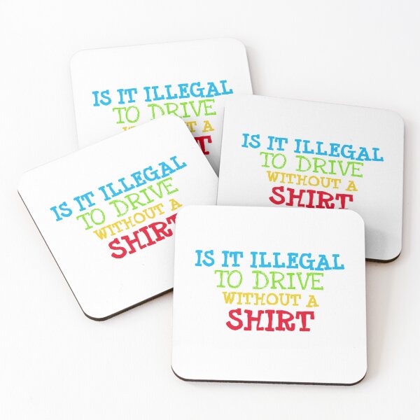 Artikelvorschau, Ist es illegal, ohne Hemd zu fahren, Hemden zu fahren, ohne Hemd zu fahren, lustige T-Shirts, illegal, T-Shirts zu fahren, ist es illegale Hemden, ist es illegale T-Shirts, ist es illegal entworfen und verkauft von BIZARRE PRINTS.