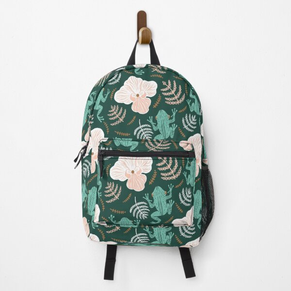Item preview, Tree Frog Floral Pattern designed and sold by carabara.