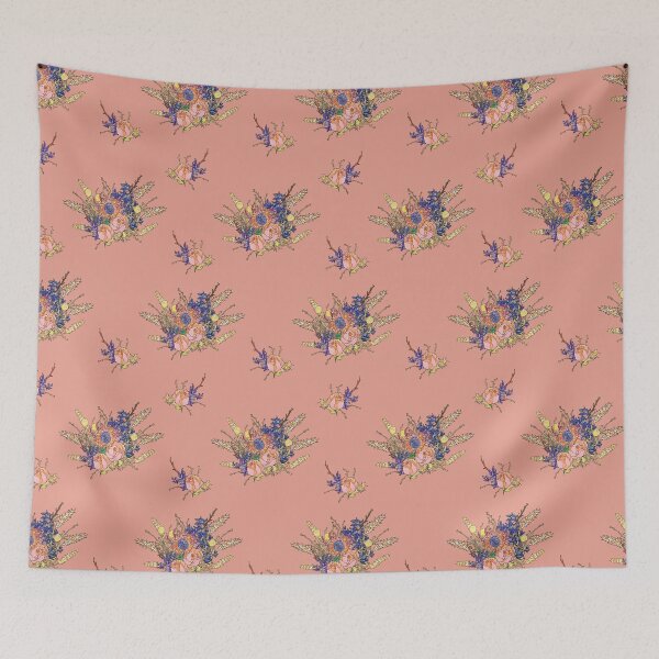 Item preview, dried flower pattern_ash pink designed and sold by kobaco.
