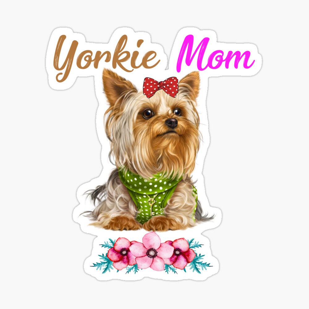 I'm That Crazy Yorkie Mom Funny Yorkie Dog Mom Funny Gift Poster