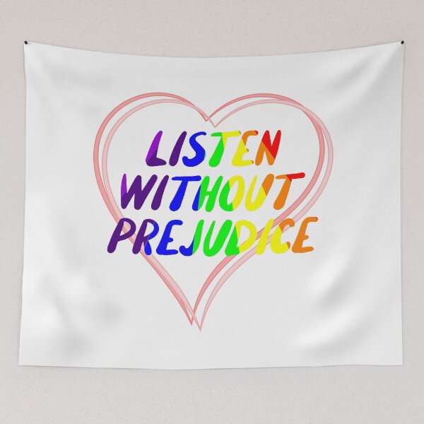 Item preview, Listen Without Prejudice designed and sold by BleuSky.