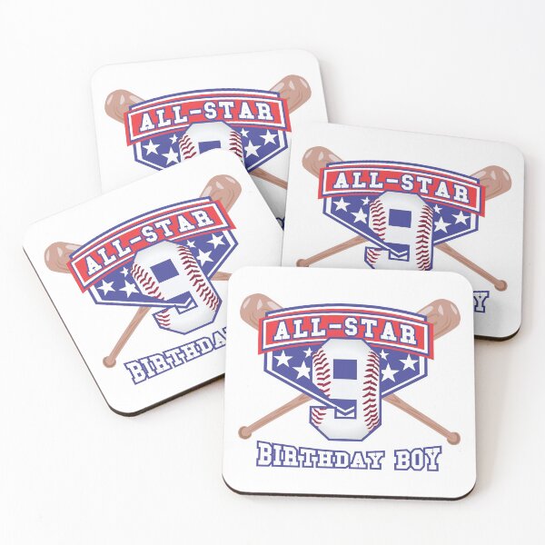 Item preview, Youth Player All Star 9th Birthday Baseball Boy designed and sold by PMDConcepts.