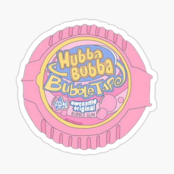 Aesthetic Hubba Bubba Sticker By Duhitzkiley Redbubble