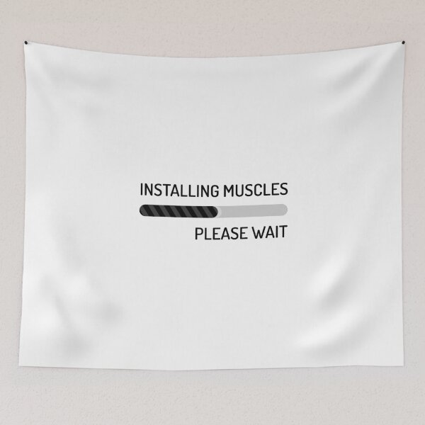 Item preview, Installing muscles... Please Wait designed and sold by Ms-Nach.