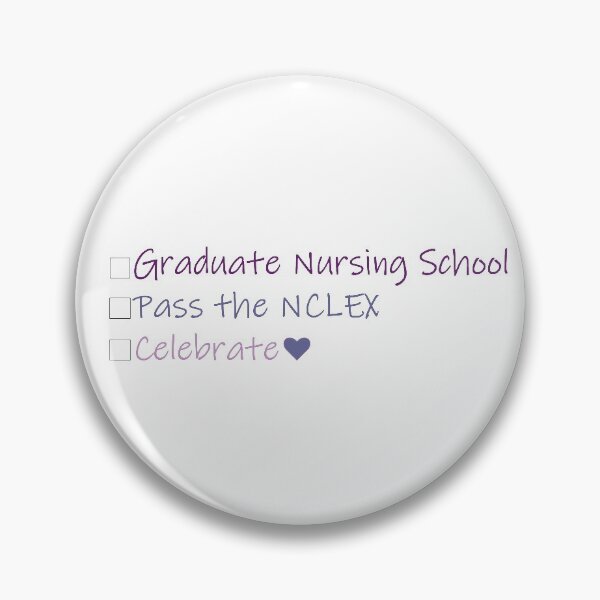 Item preview, Nursing School Check List in Purple designed and sold by ArtsyRabbit.
