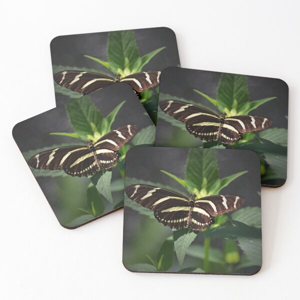 Item preview, Zebra Butterfly on Green Bush designed and sold by ReneeKennedy.