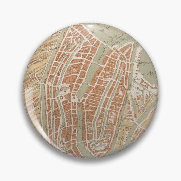 Item preview, Vintage Map of Amsterdam Holland (1560) designed and sold by BravuraMedia.