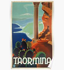 Vintage poster - Taormina Poster