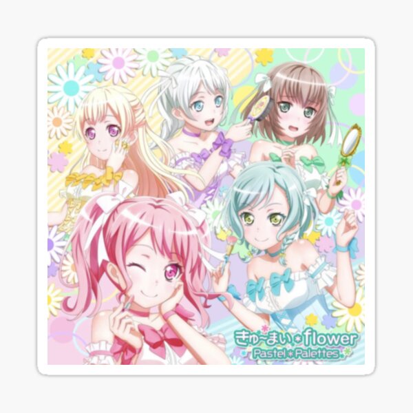 pastel palettes Sticker