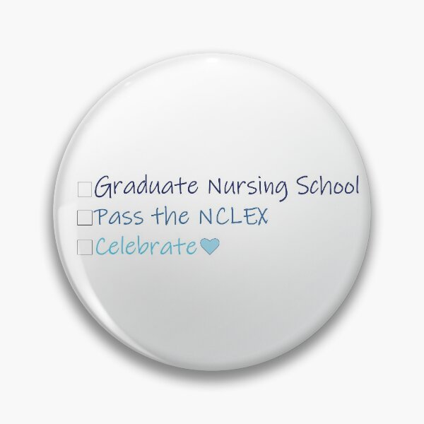 Item preview, Nursing School Check List in Blue designed and sold by ArtsyRabbit.