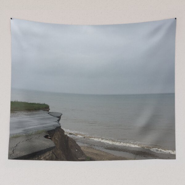Item preview, Road and cliff falling into sea designed and sold by selfdevelopment.
