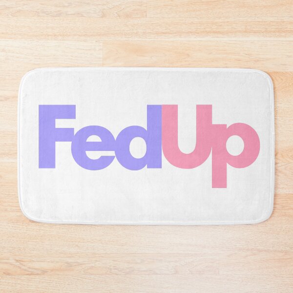 Item preview, Fed Up Pink and Purple designed and sold by thicker than  a sticker.
