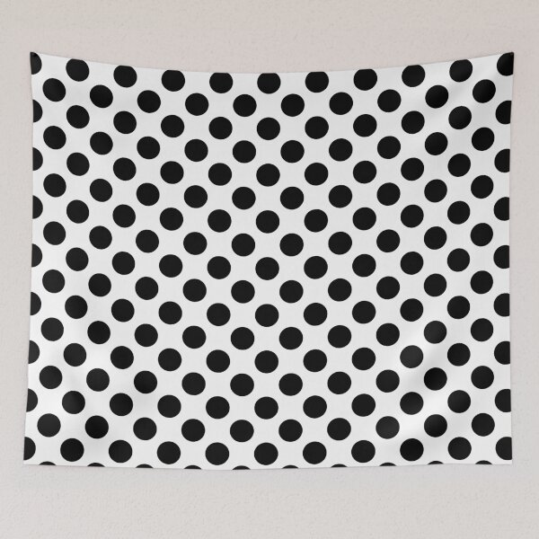 Item preview, Black Polka Dots on White designed and sold by wordznart.