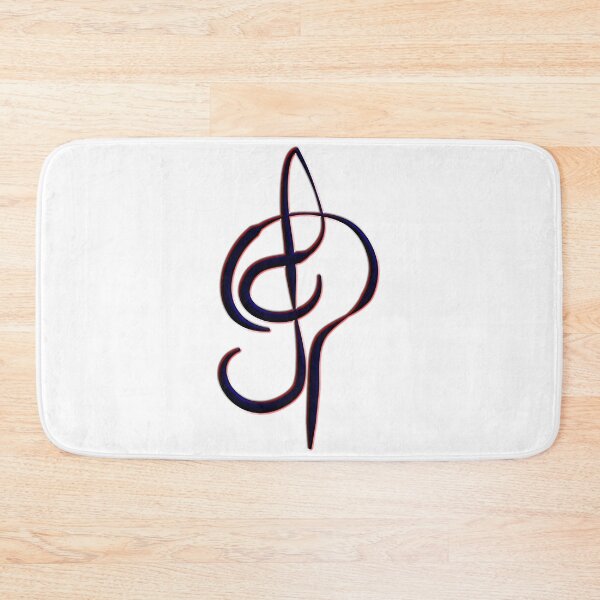 Item preview,  Calligraphy G clef and F clef musical Harmony between masculine and feminine. designed and sold by Ralek.