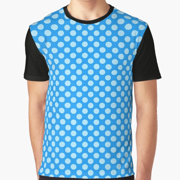 Navy Blue White Polka Dots Polka Dots Graphic T-Shirt | Redbubble