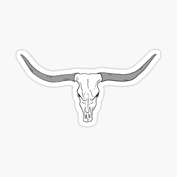 Vista previa del artículo con la obra «Steer Skull», diseñado y vendido por kaleipeytonn.